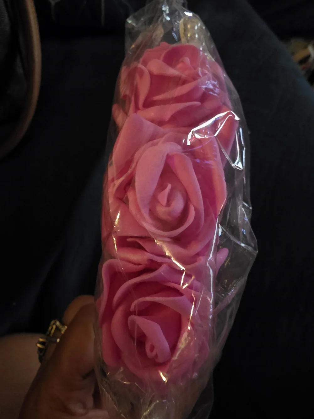 Birthday Headband - 21 Bling Pink Floral Number Headband